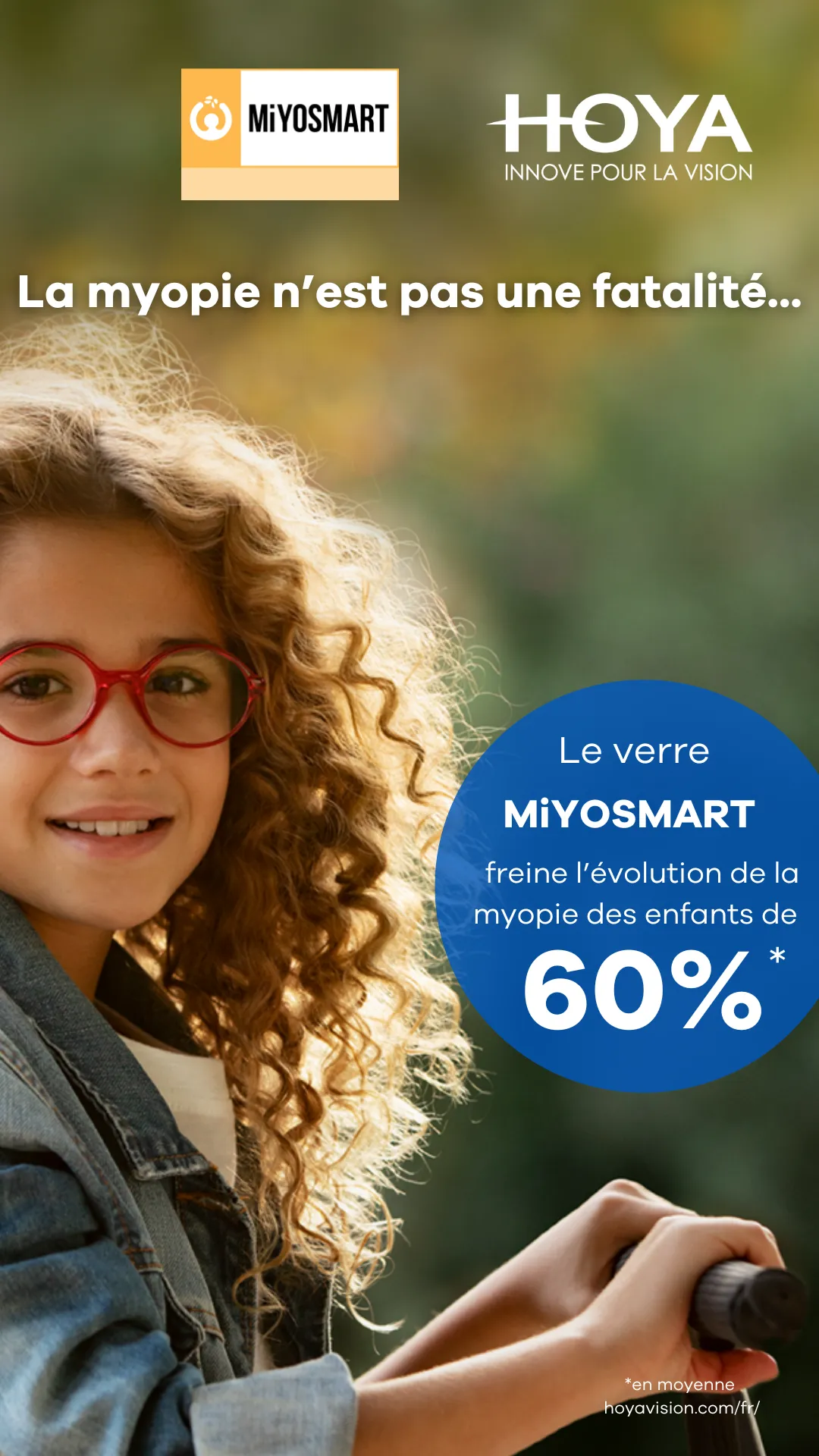 MiYOSMART Hoya — Le verre qui freine la myopie des enfants de 60%